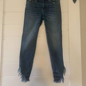 High rise frayed hem skinny KanCan jeans 💖